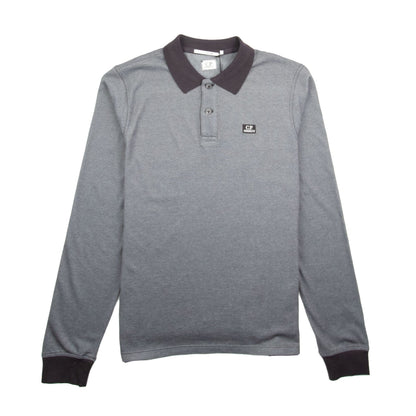 CP Company Tacting Long Sleeve Polo Blue