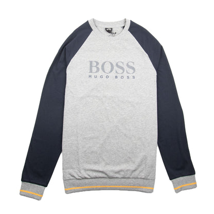 Hugo Boss Authentic Logo Sweatshirt Grey/Blue/Orange