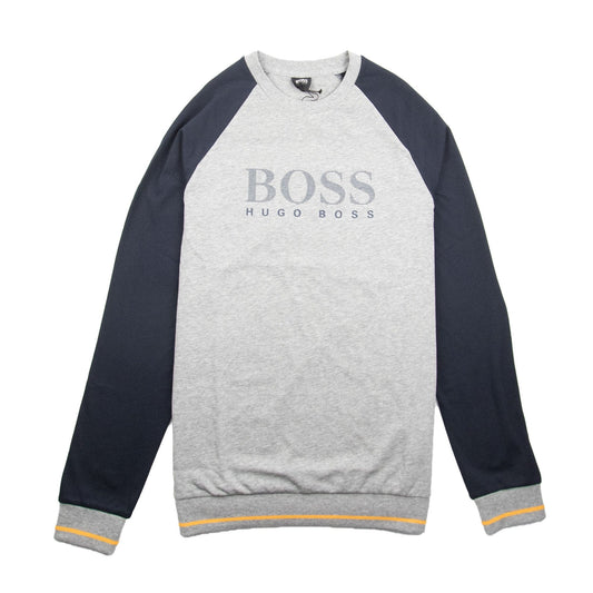 Hugo Boss Authentic Logo Sweatshirt Grey/Blue/Orange