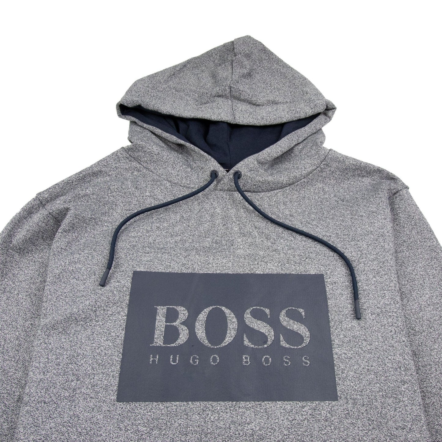 Hugo Boss Heritage Logo Hoody Light Grey
