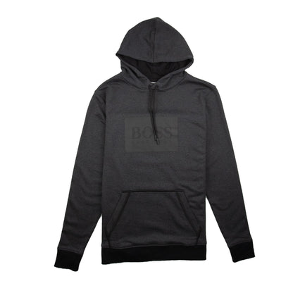 Hugo Boss Heritage Logo Hoody Dark Grey