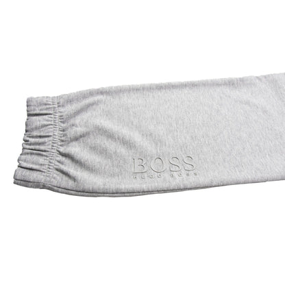 Hugo Boss Hadiko Logo Tracksuit Bottoms Light Grey