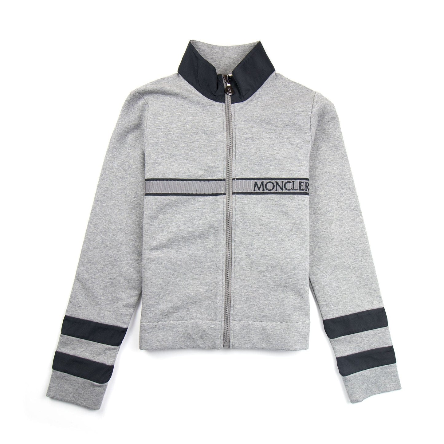 Moncler Junior Full Tracksuit Dark Grey