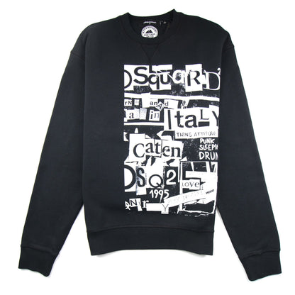 Dsquared2 Punk Bros Sweatshirt Black