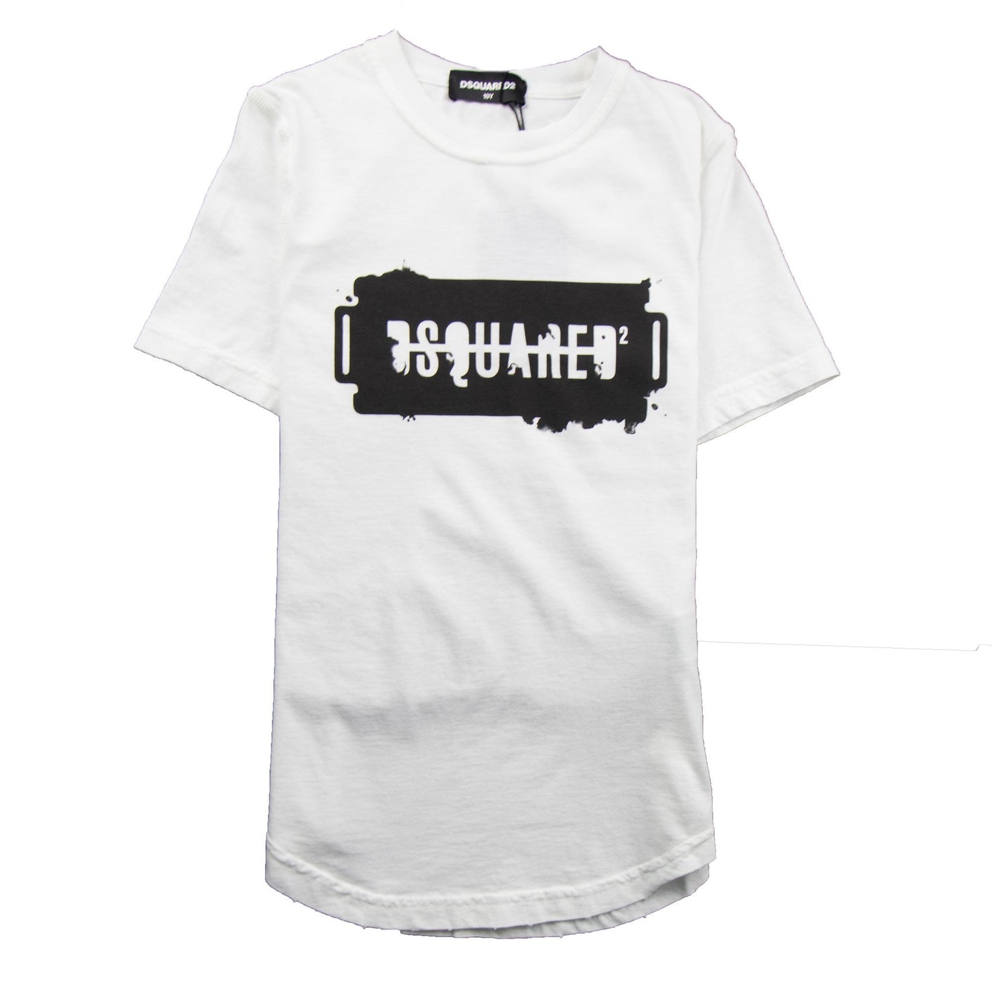 Dsquared2 Kids Razor Print T-Shirt White