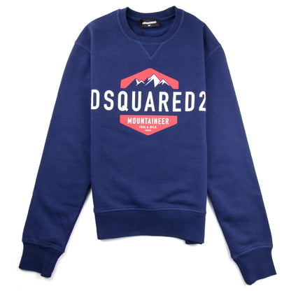 Dsquared2 Kids Mountaineer Sweatshirt Blue
