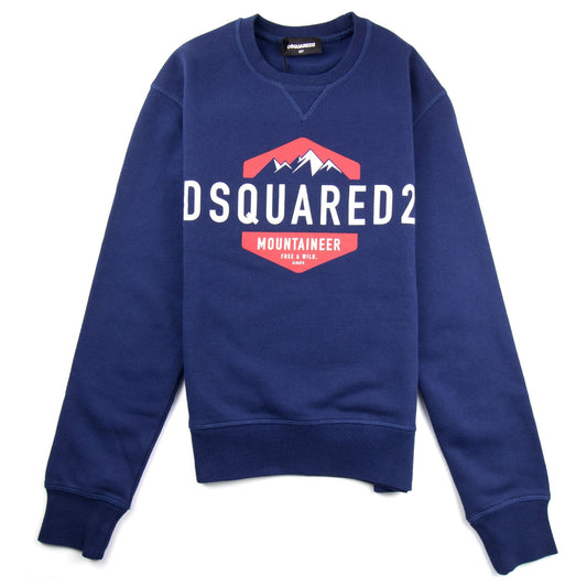 Dsquared2 Kids Mountaineer Sweatshirt Blue