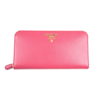 Prada Leather Wallet Pink