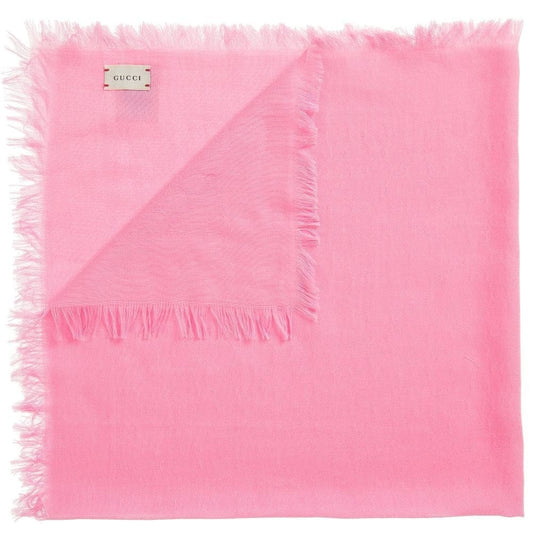 Gucci Junior GG Cotton Shawl Pink