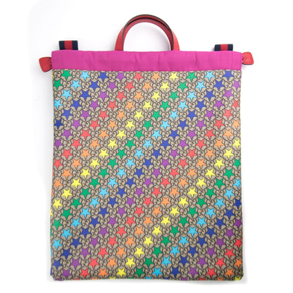 Gucci Junior GG Rainbow Star Backpack Multi