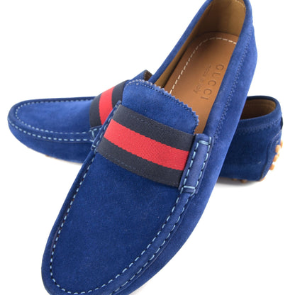 Gucci Queen Suede Loafer Blue