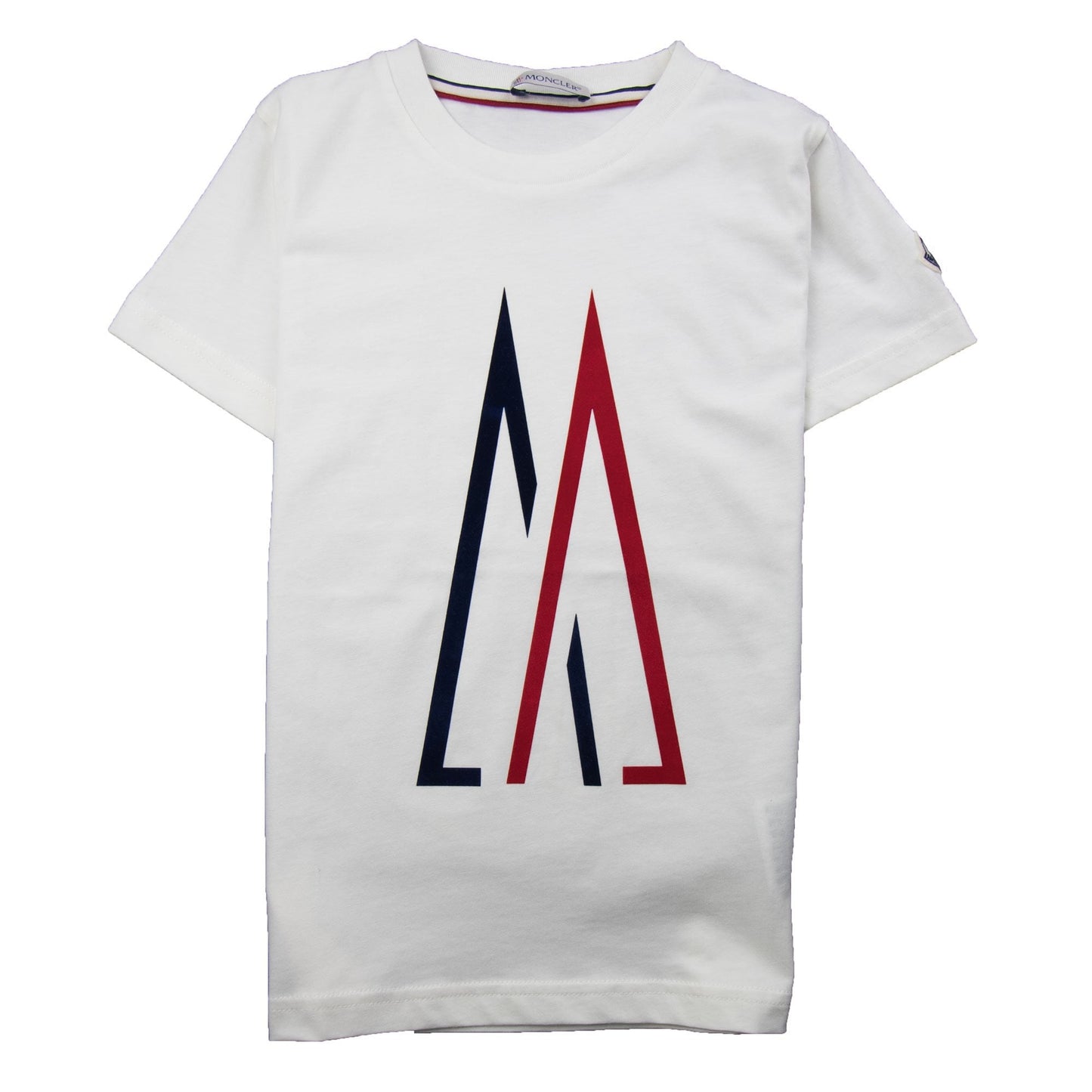 Moncler Junior Large Logo T-Shirt White