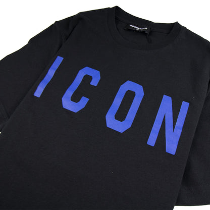 Dsquared2 Kids Icon T-shirt Black/Blue