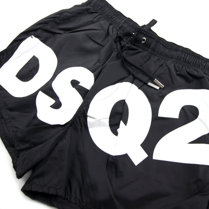 Dsquared2 DSQ2 Swim Shorts Black/White