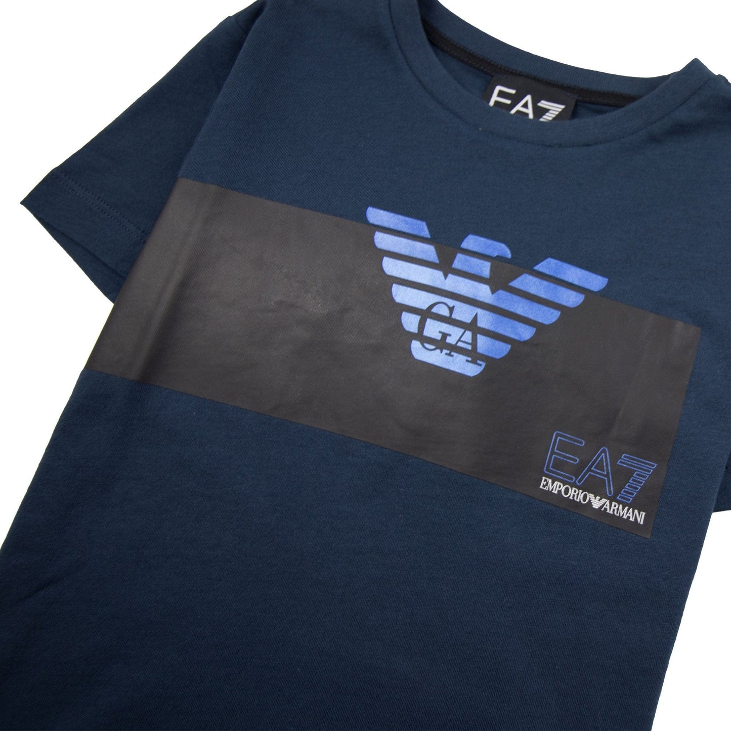 Emporio Armani EA7 Junior Eagle Tee Blue