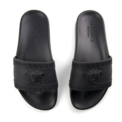 Versace Pool Sliders Black