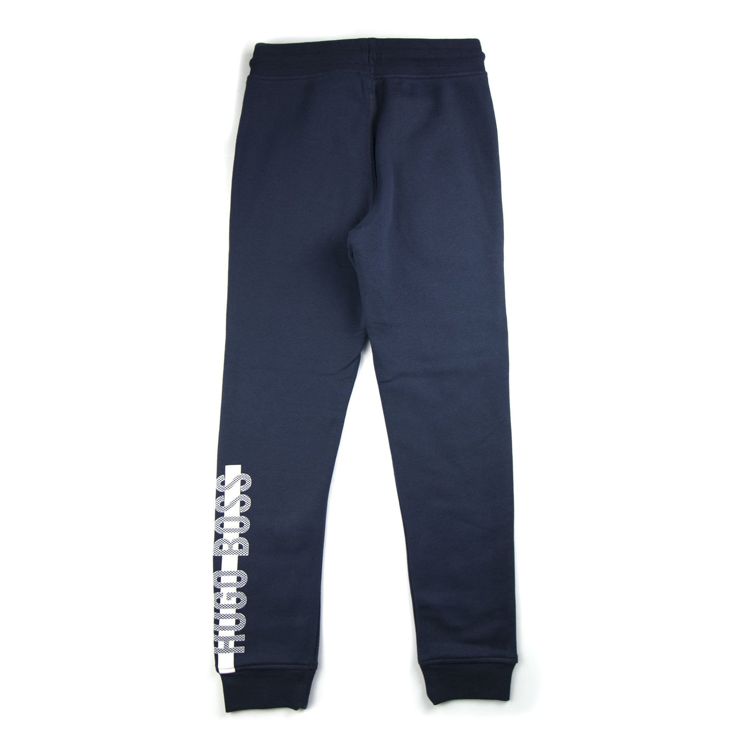Hugo Boss Kids Rubber Logo Tracksuit Bottoms Navy