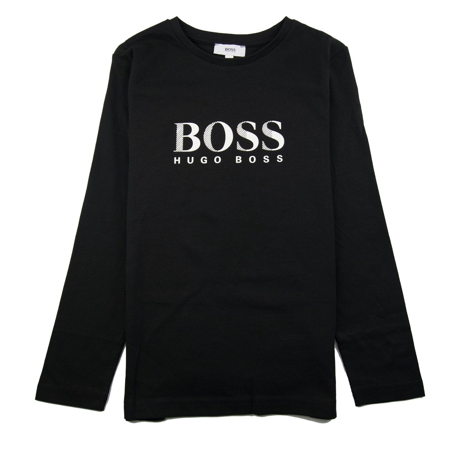 Hugo Boss Kids Chest Logo Long Sleeve T-Shirt Black