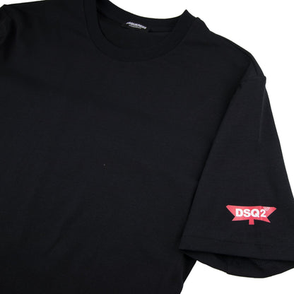 Dsquared2 Underwear Leaf Logo T-Shirt Black