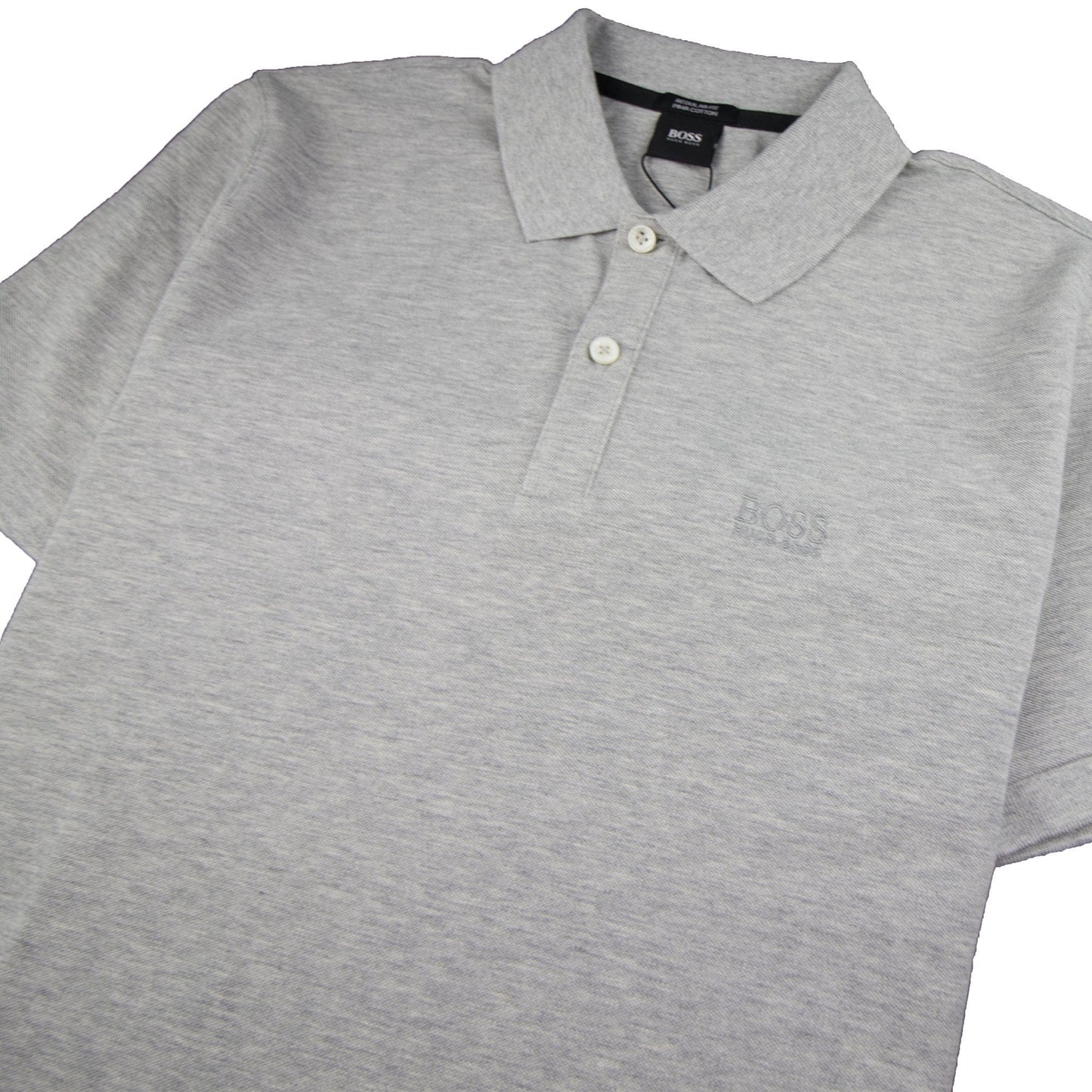 Hugo Boss Pallas Short Sleeve Polo Shirt Light Grey