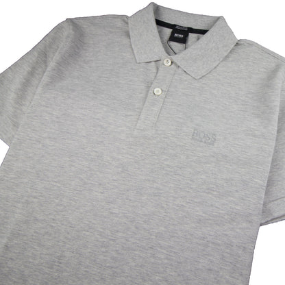Hugo Boss Pallas Short Sleeve Polo Shirt Light Grey