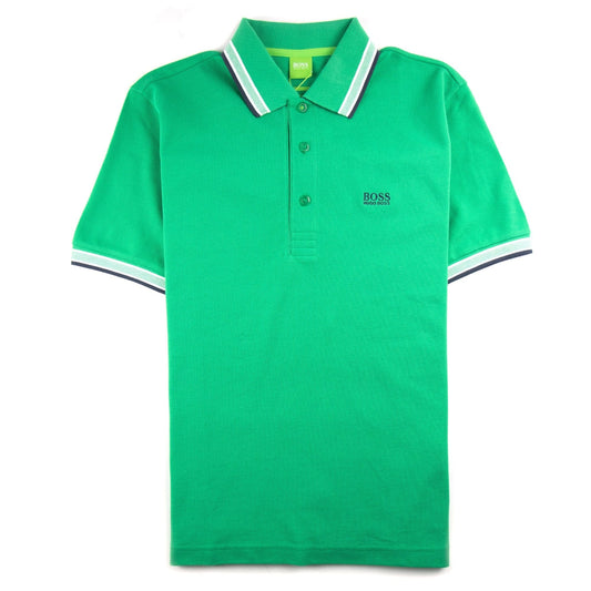 Hugo Boss Paddy Short Sleeve Polo Shirt Green