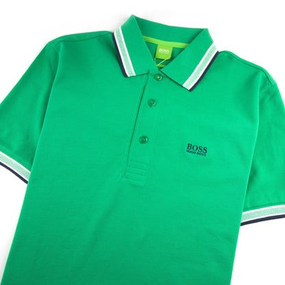 Hugo Boss Paddy Short Sleeve Polo Shirt Green