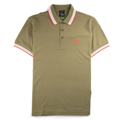 Hugo Boss Paddy Short Sleeve Polo Shirt Khaki