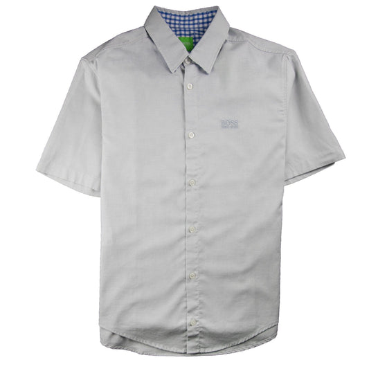 Hugo Boss C-Busterino Short Sleeve Shirt Light Grey