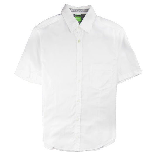 Hugo Boss Baloy Short Sleeve Shirt White