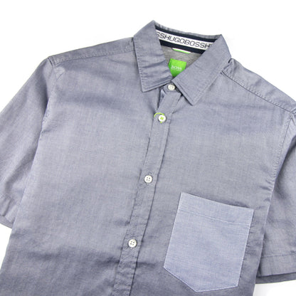 Hugo Boss Baloy Short Sleeve Shirt Dark Grey