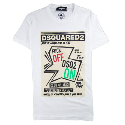 Dsquared2 Your Hidden Fantasy T-Shirt White