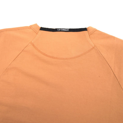 CP Company Chest Logo Sweatshirt Orange