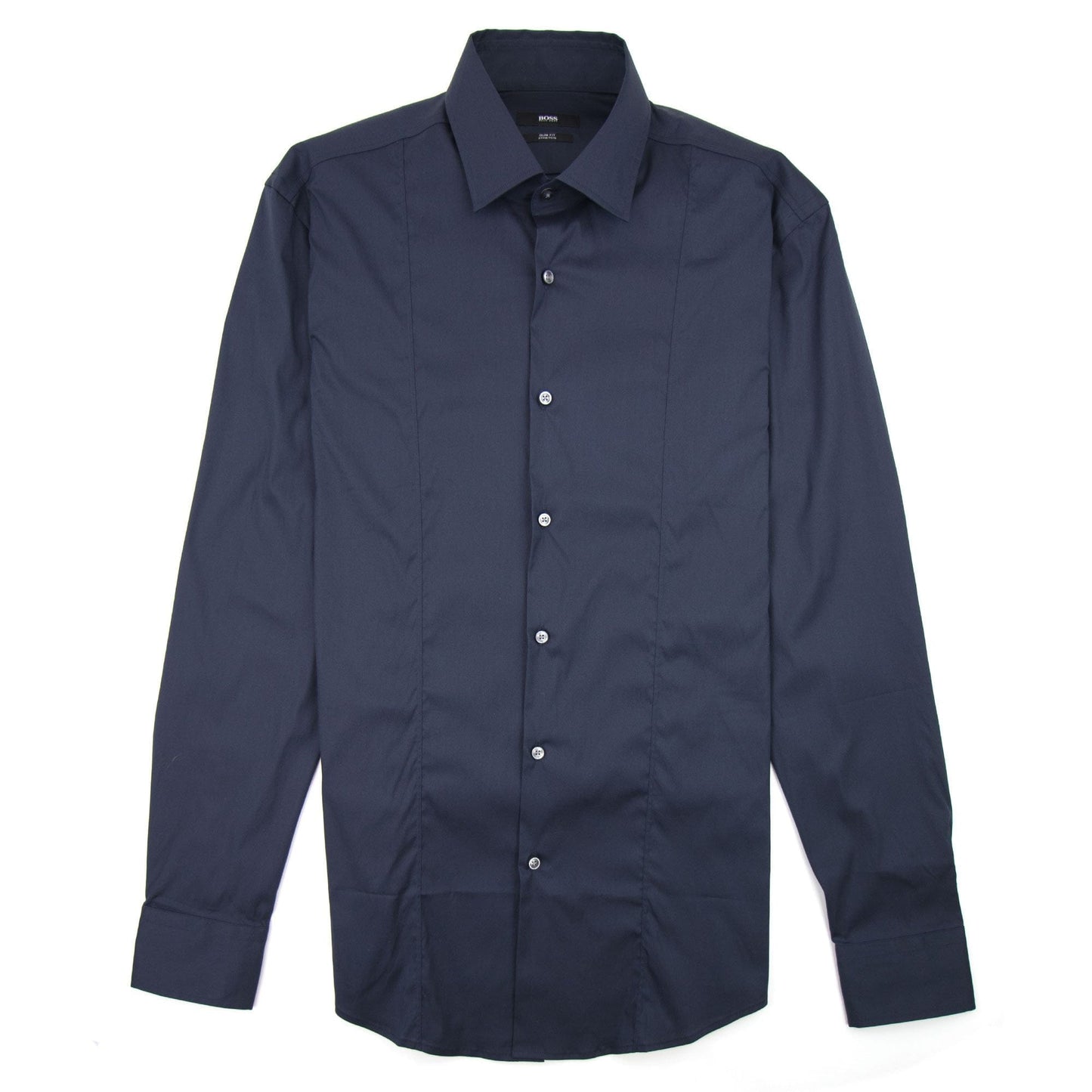 Hugo Boss Slim Fit Stretch Shirt Navy
