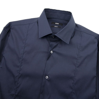 Hugo Boss Slim Fit Stretch Shirt Navy