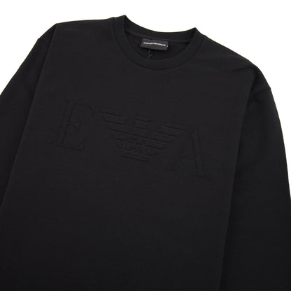 Armani Jeans Embossed Logo Sweatshirt Nero 0999