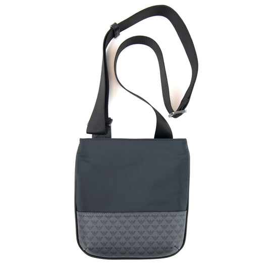 Armani Jeans Logo Print Small Item Bag Navy/black