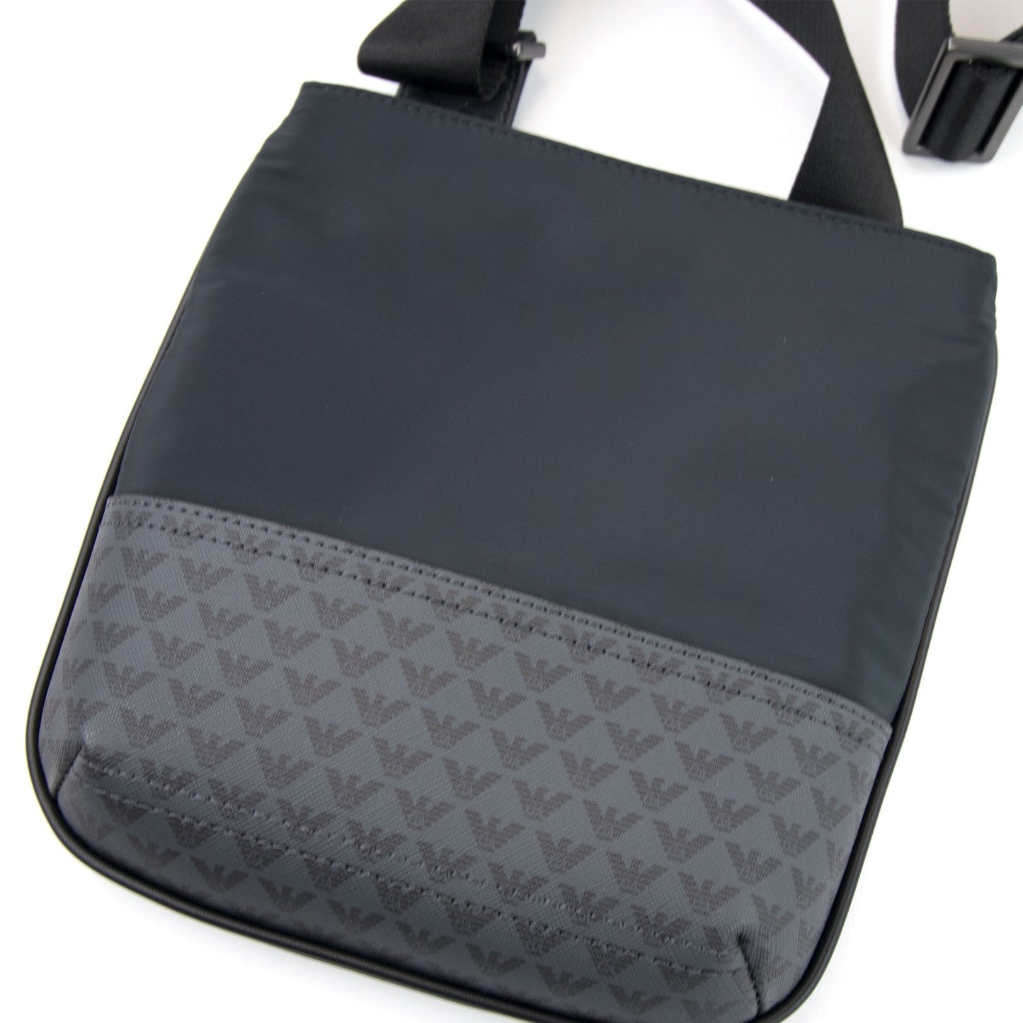 Armani Jeans Logo Print Small Item Bag Navy/black