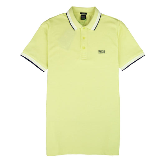 Hugo Boss Paddy Short Sleeve Polo Shirt Yellow