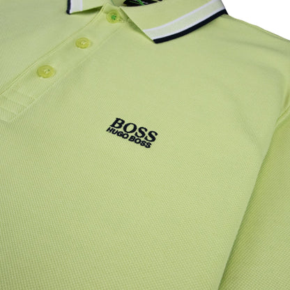 Hugo Boss Paddy Short Sleeve Polo Shirt Yellow