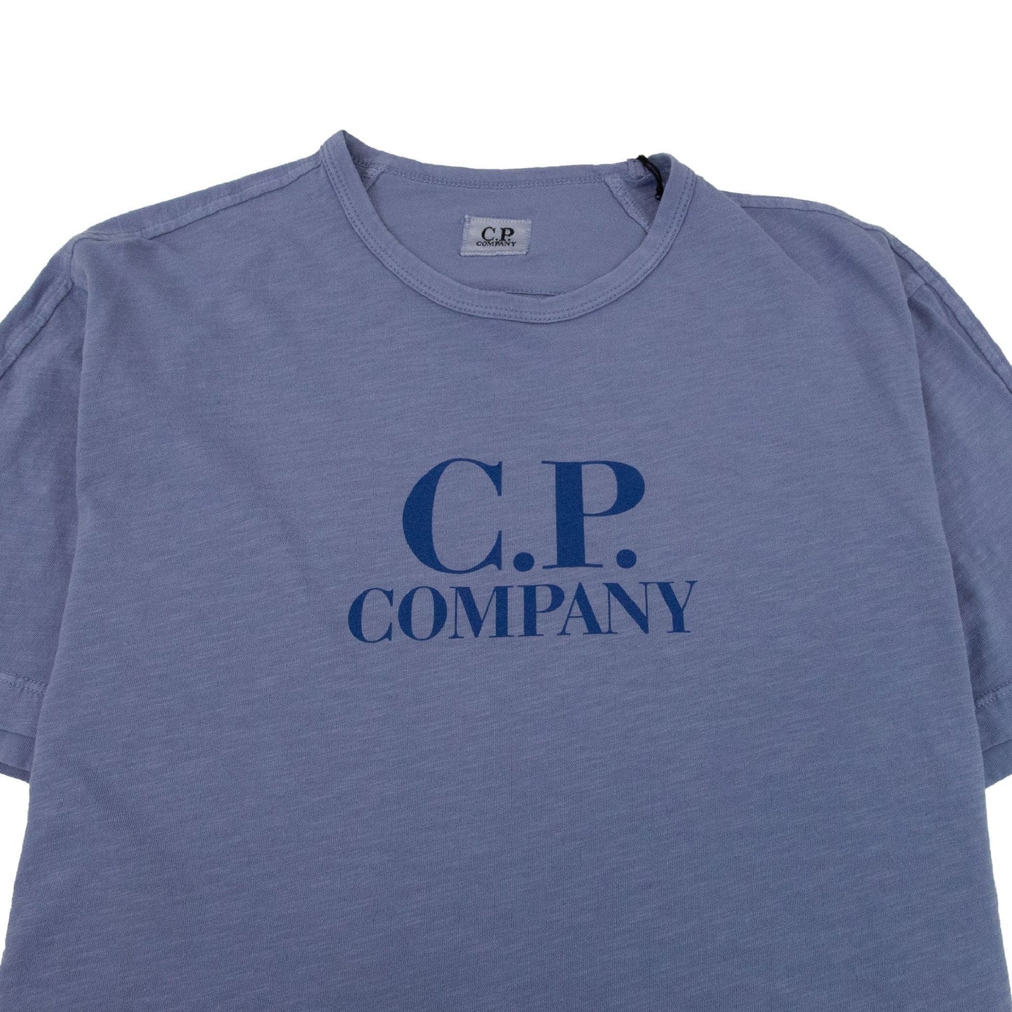 CP Company Garment Dyed Logo T-shirt Blue 874
