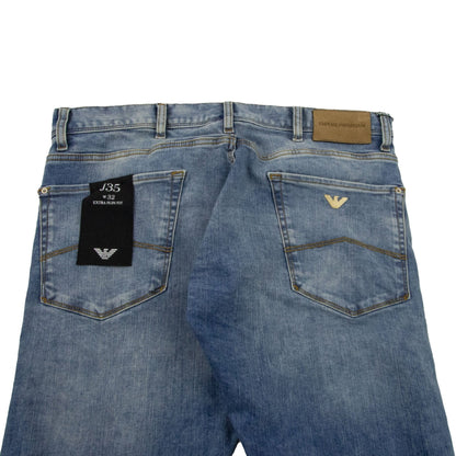 Armani Jeans J35 Extra Slim 5 Pocket Jeans Denim Blue 0941