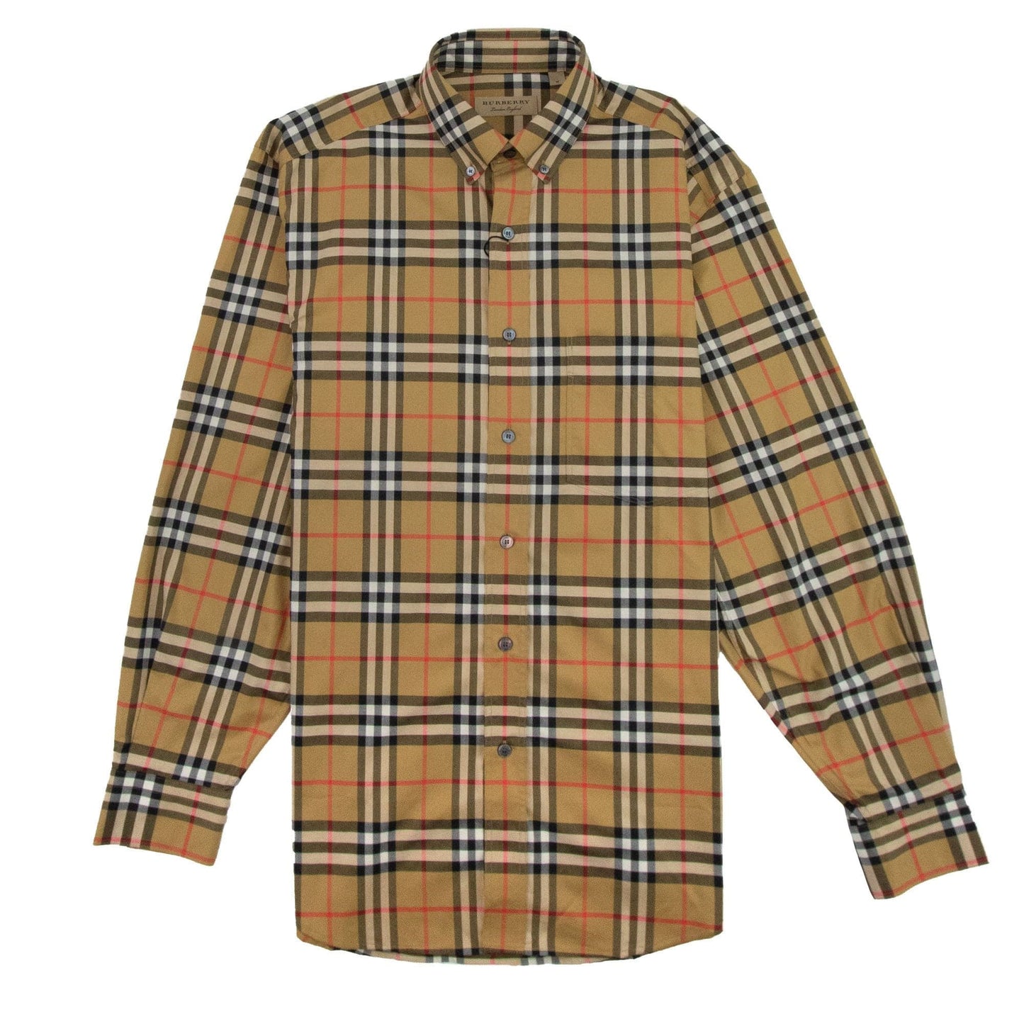 Burberry Jameson Long Sleeve Shirt Antique Yellow