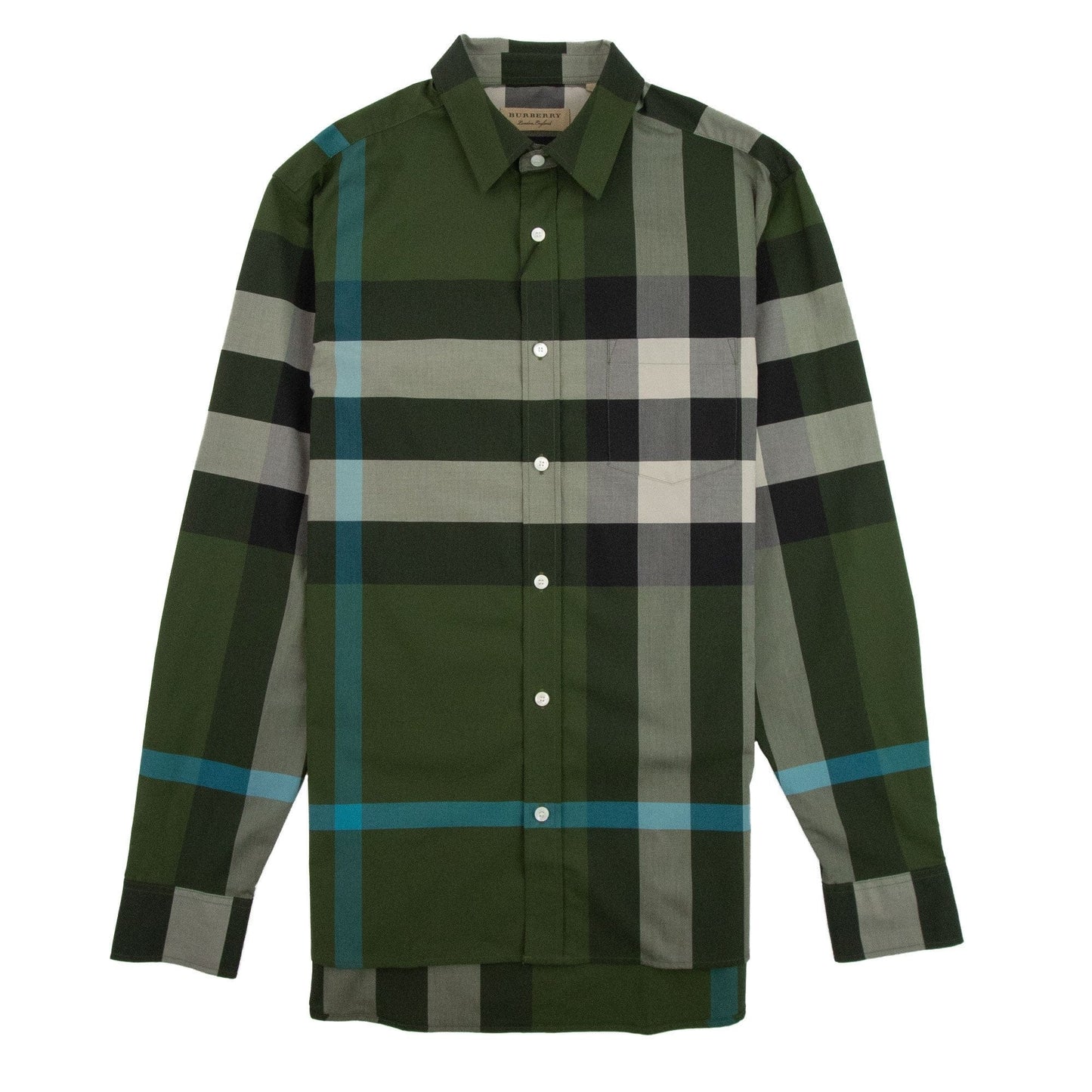 Burberry Windsor Long Sleeve Shirt Green