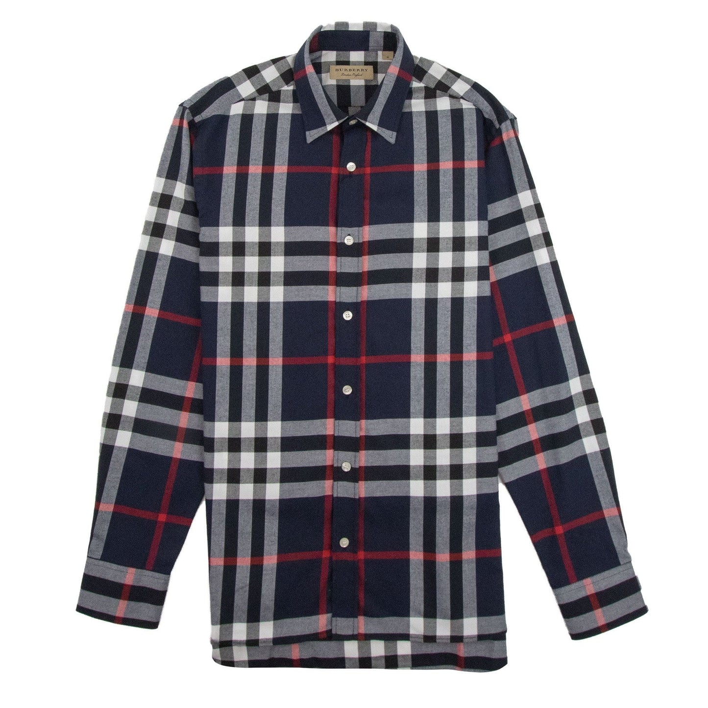 Burberry Richard Long Sleeve Shirt Navy