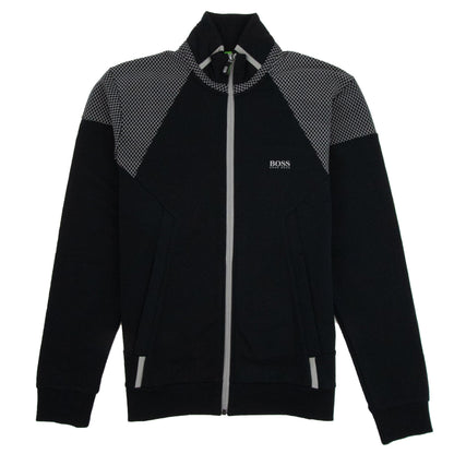 Hugo Boss Skaz 1 Honeycomb Funnel Neck Black/Grey