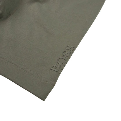 Hugo Boss Headlo Rubber Logo Shorts Khaki