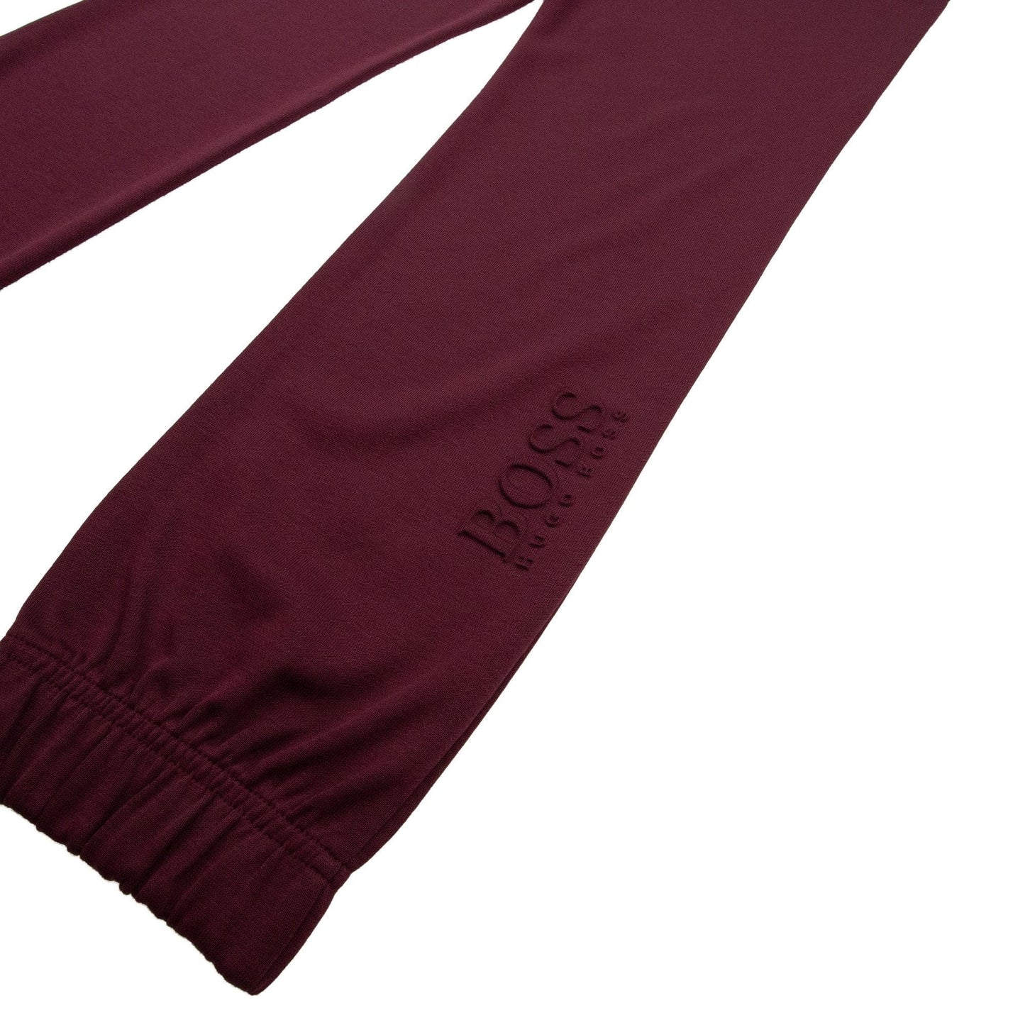 Hugo Boss Hadiko Embossed Logo Tracksuit Bottom Red