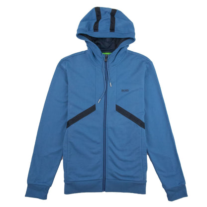 Hugo Boss Saggy 1 Mesh Hoodie Sky Blue