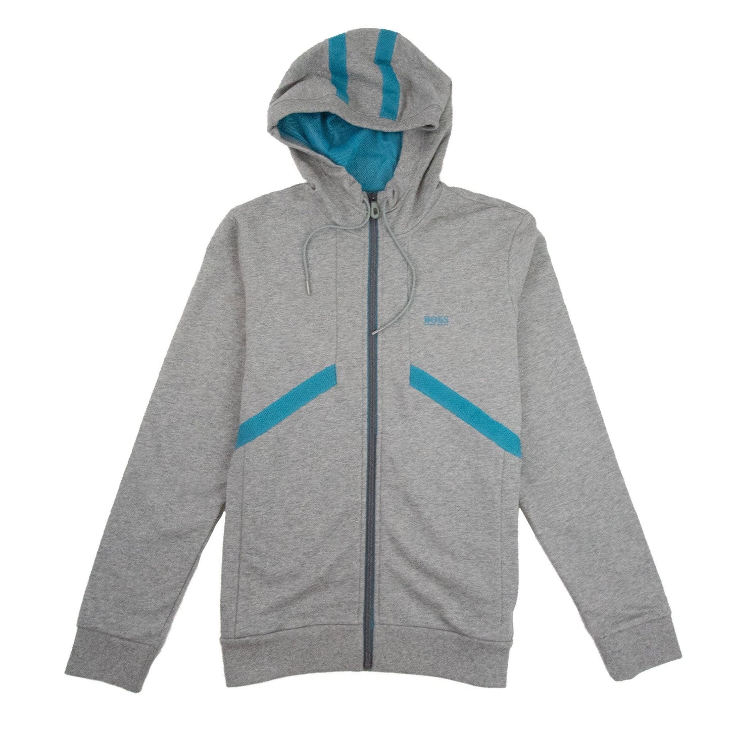 Hugo Boss Saggy 1 Mesh Hoodie Grey/Teal